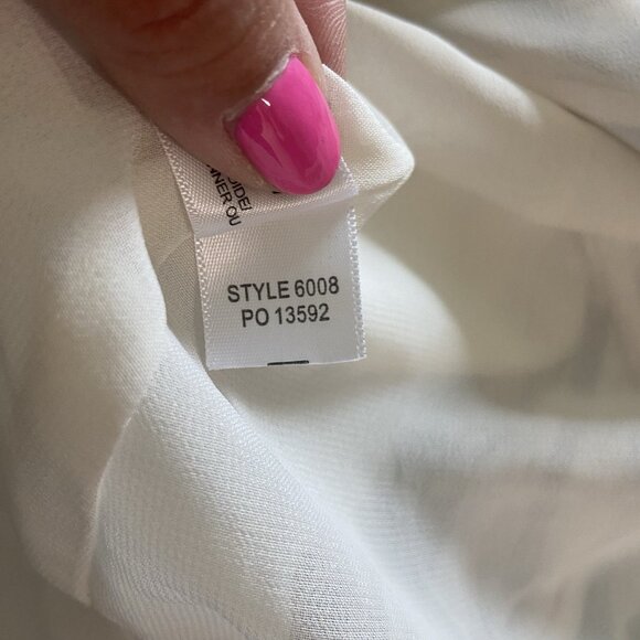 ELOQUII Black White Striped Red Floral Boho Midi Dress Sz 22 Cottagecore Ruffle - Picture 13 of 16